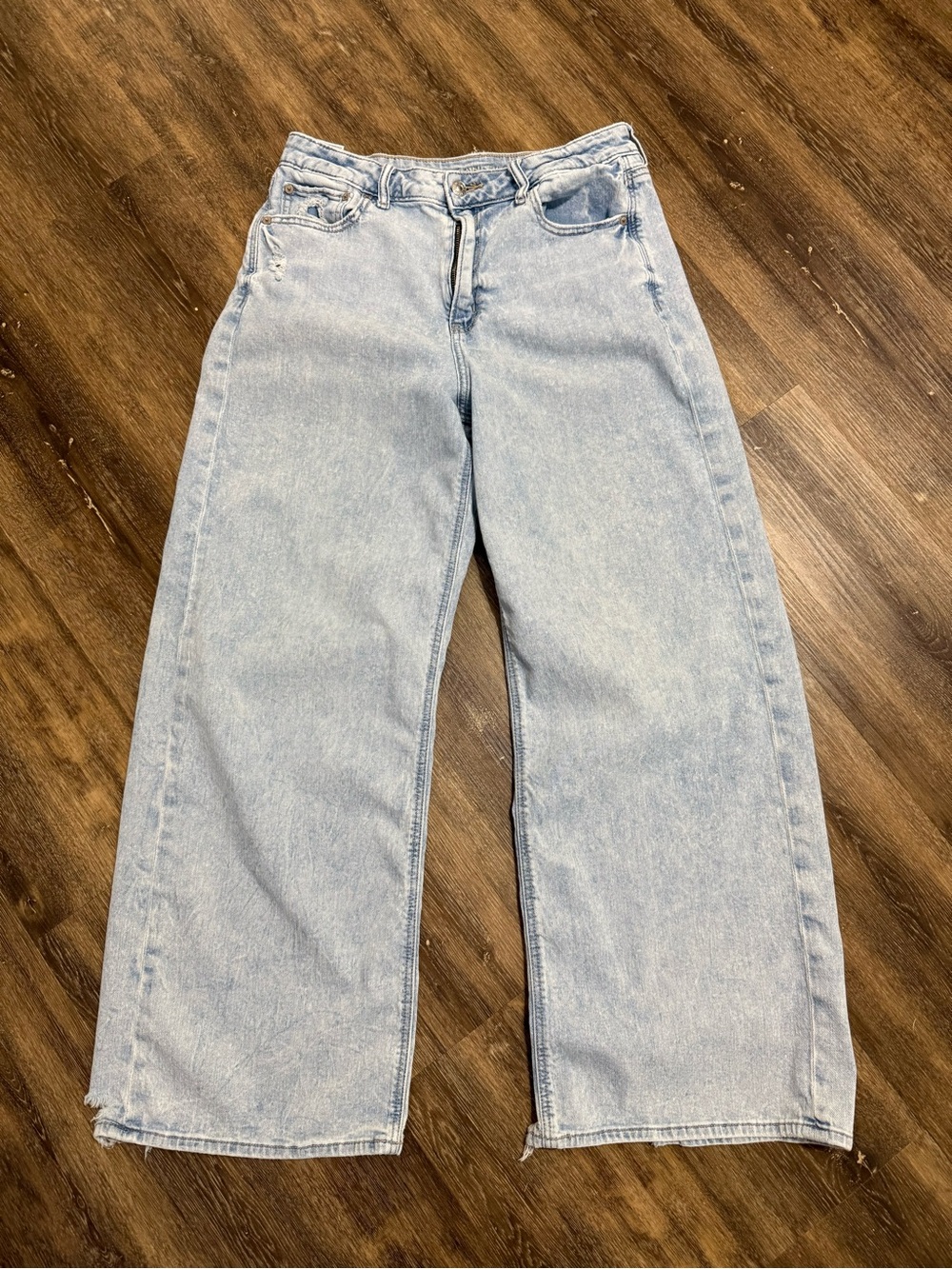 American Eagle Outfitters Light Blue Wide Leg Jeans